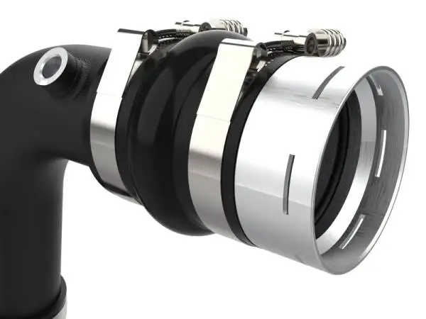 aFe 23-24 Ford F250/F350 Super Duty V8-6.7L BladeRunner 3 In. Aluminum Cold Charge Pipe- BLK thumbnail 3