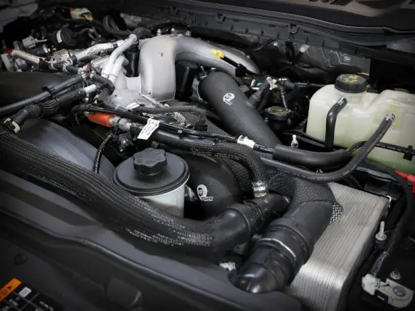 aFe 23-24 Ford F250/F350 Super Duty V8-6.7L BladeRunner 3 In. Aluminum Cold Charge Pipe- BLK thumbnail 5