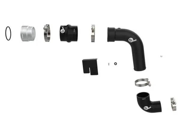 aFe 23-24 Ford F250/F350 Super Duty V8-6.7L BladeRunner 3 In. Aluminum Cold Charge Pipe- BLK thumbnail 6