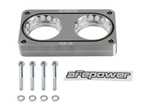 aFe Silver Bullet Throttle Body Spacer Kit Ford Trucks 05-10 V10-6.8L image 2