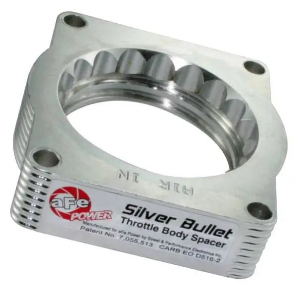 aFe Silver Bullet Throttle Body Spacers TBS GM Trucks & SUVs 07-11 V8-4.8/5.3/6.2L (GMT900) thumbnail 2