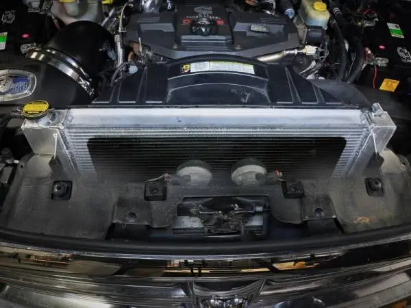 aFe 10-12 Dodge RAM L6-6.7L (td) BladeRunner Street Series High Capacity Aluminum Radiator image 2