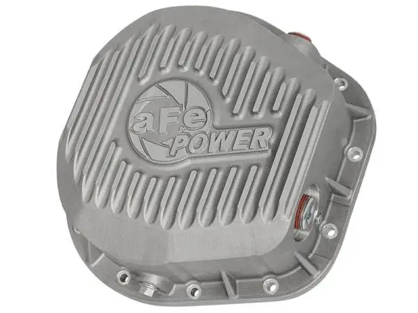 aFe Rear Differential Cover (Raw; Street Series); Ford Diesel Trucks 86-13 V8 (td)