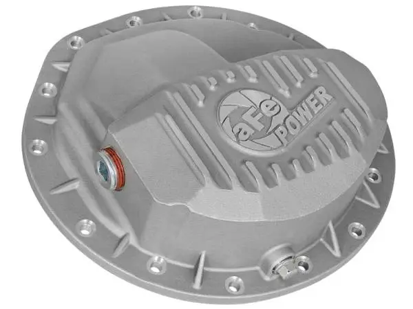 aFe Front Differential Cover (Raw; Street Series); Dodge Diesel Trucks 03-12 L6-5.9/6.7L (td) image 3