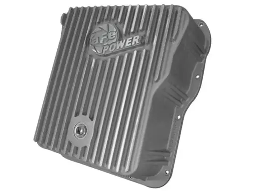 aFe Transmission Pan Cover (Raw); GM Diesel Trucks 01-14 V8-6.6L (td)