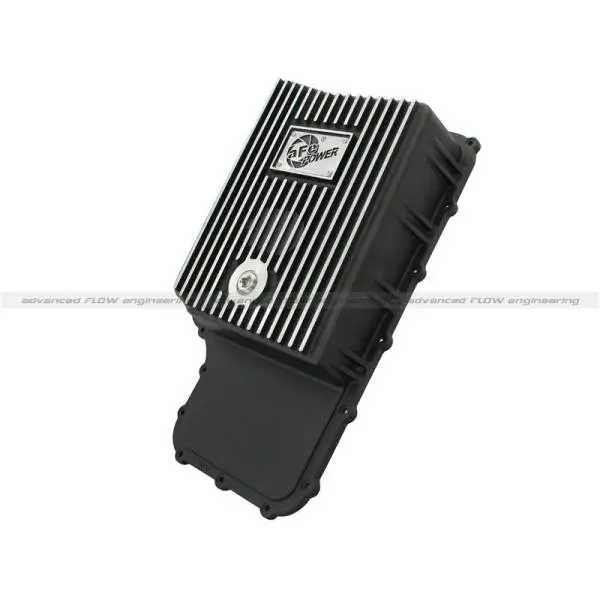 aFe Power Cover Trans Pan Machined Trans Pan GM Diesel Trucks 01-12 V8-6.6L Machined thumbnail 2