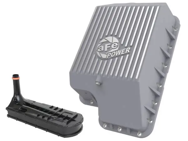 aFe Transmission Pan (Raw); Ford Diesel Trucks 03-10 V8-6.0/6.4L (td)
