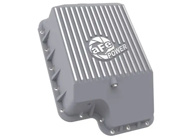 aFe Transmission Pan (Raw); Ford Diesel Trucks 03-10 V8-6.0/6.4L (td) image 3