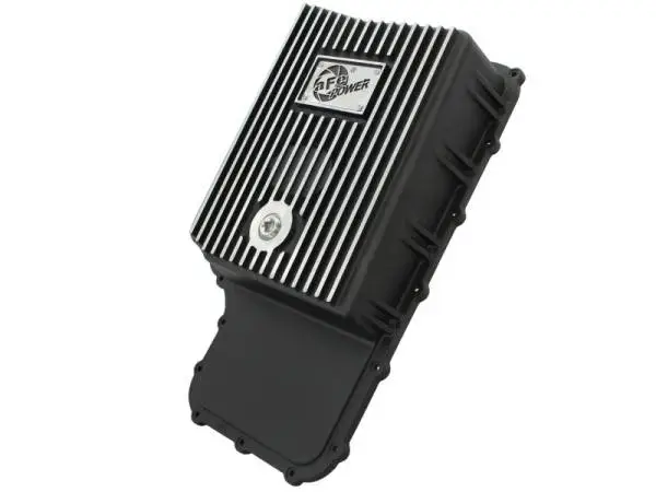 aFe Power Transmission Pan Black Machined 11-14 Ford 6R140 Trucks V8 6.7L (td) image 2