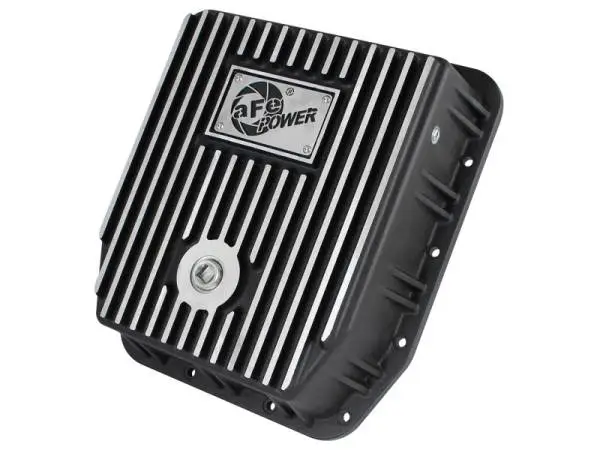 aFe Transmission Pan (Black); Ford Trucks 94-08 AODE