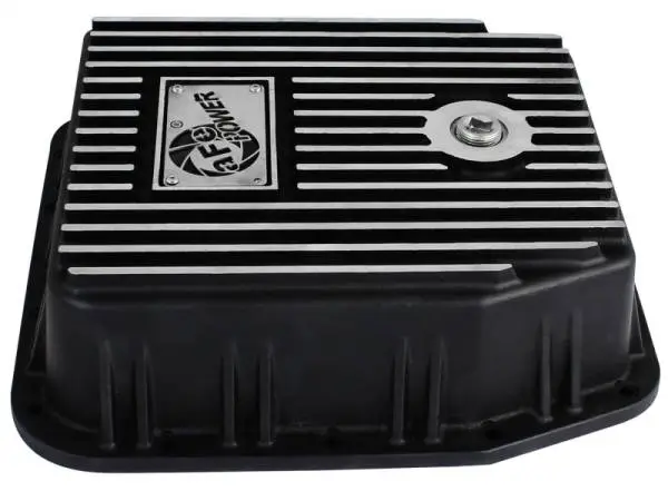 aFe Transmission Pan (Black); Ford Trucks 94-08 AODE image 5