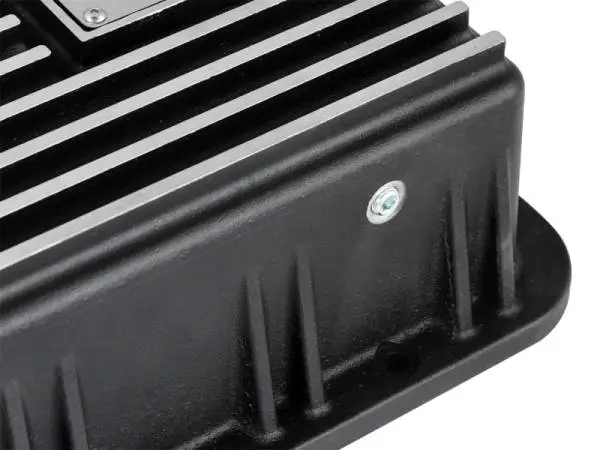 aFe Transmission Pan (Black); Ford Trucks 94-08 AODE image 7