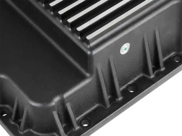aFe Transmission Pan (Black w/ Machined Fins) GM Trucks 99-16 (4L60-E/4L60E/4L65E/4L70E/4L75E) image 7
