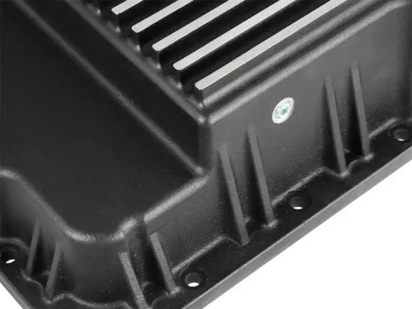 aFe Transmission Pan (Black w/ Machined Fins) GM Trucks 99-16 (4L60-E/4L60E/4L65E/4L70E/4L75E) image 13