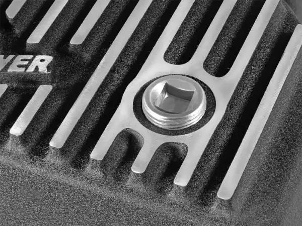 AFE Engine Oil Pan Black Machined; 14-16 Dodge RAM 1500 EcoDiesel 3.0L V6 (td) image 6