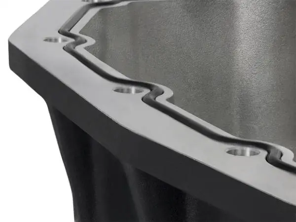 AFE Pro Series Engine Oil Pan Black w/Machined Fins; 11-16 Ford Powerstroke V8-6.7L (td) thumbnail 5