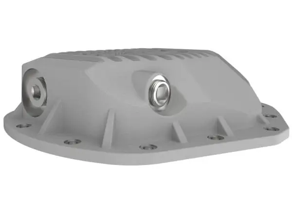 aFe Street Series Rear Differential Cover Raw w/ Machined Fins 01-18 GM Diesel Trucks V8-6.6L (td) thumbnail 4
