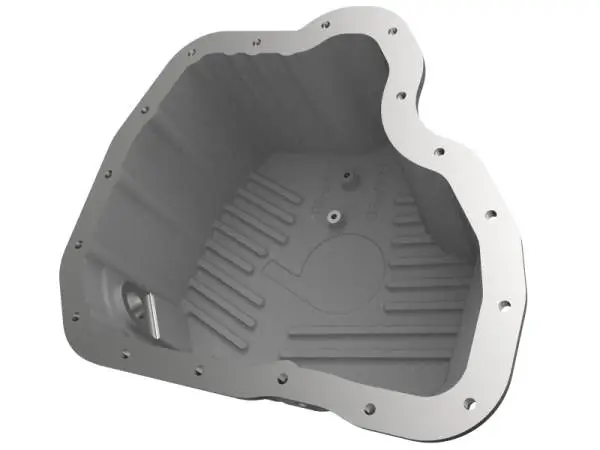 aFe POWER GM Diesel Trucks 01-10 V8-6.6L (td) Pro Series Engine Oil Pan Black w/ Machined Fins image 3