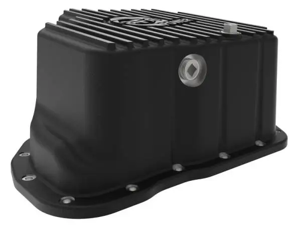 aFe 011-16 GM Diesel Trucks V8-6.6L LML Engine Oil Pan Black POWER Pro Series w/ Machined Fins thumbnail 5