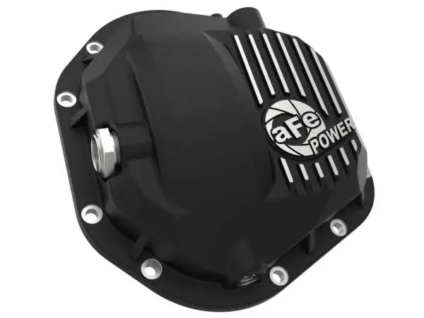 aFe Pro Series Dana 60 Front Differential Cover Black w/ Machined Fins 17-20 Ford Trucks (Dana 60) thumbnail 2