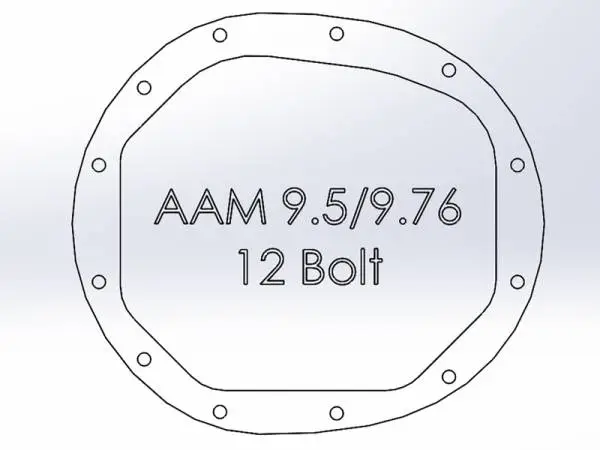 aFe Street Series Rear Differential Cover Raw 14-19 Chevrolet Silverado V8 4.3L / 5.3L / 6.2L thumbnail 6