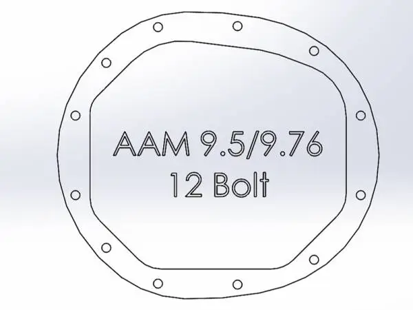 aFe Power Pro Series AAM 9.5/9.76 Rear Diff Cover Black w/Mach Fins 14-19 GM Silverado/Sierra 1500 thumbnail 6