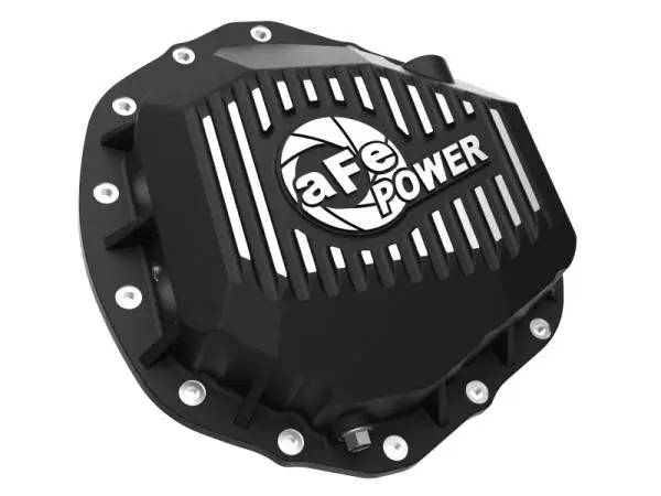 aFe 19-23 Dodge Ram 2500/3500 Pro Series Rear Differential Cover - Black w/ Machined Fins thumbnail 2