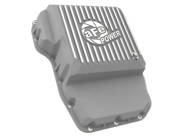 aFe Transmission Pan Raw w/ Machined Fins 13-19 Dodge Diesel Trucks L6-6.7L (td) thumbnail 9