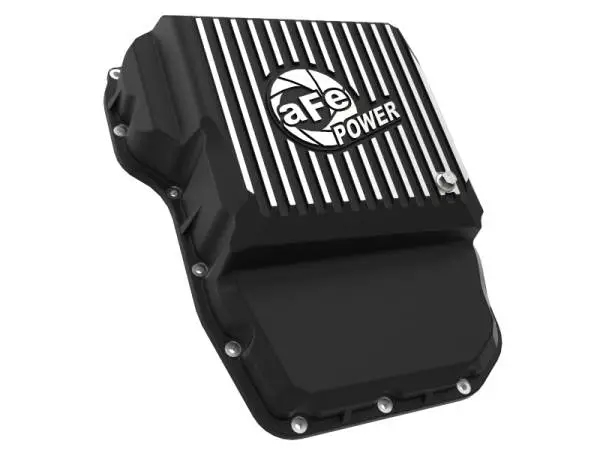 aFe Transmission Pan (Black w/ Machined Fins) 13-19 Dodge Diesel Trucks L6-6.7L (td) thumbnail 7