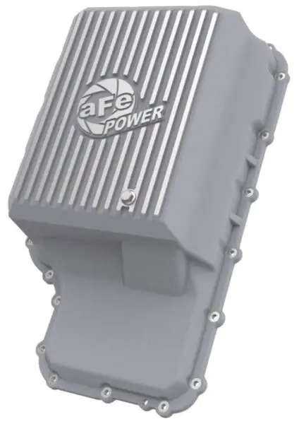 aFe 20-21 Ford Truck w/ 10R140 Transmission Pan Raw POWER Street Series w/ Machined Fins thumbnail 6