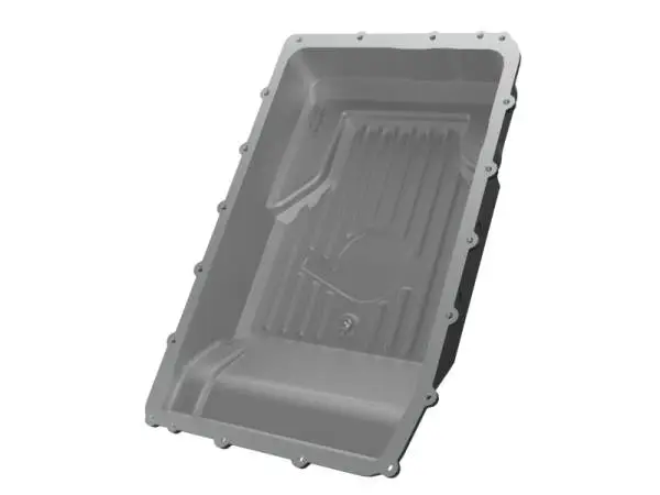 aFe 17-24 Ford F-150 10R60/10R80 Pro Series Rear Transmission Pan Black w/ Machined Fins thumbnail 6