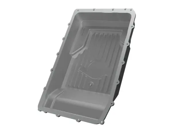 aFe 17-24 Ford F-150 10R60/10R80 Pro Series Rear Transmission Pan Black w/ Machined Fins thumbnail 10