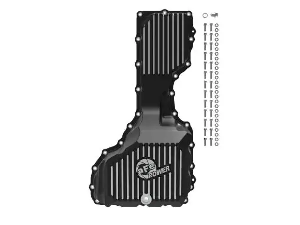 aFe 20-25 GM Diesel V8-6.6L L5P Engine Oil Pan w/ Machined Fins thumbnail 4