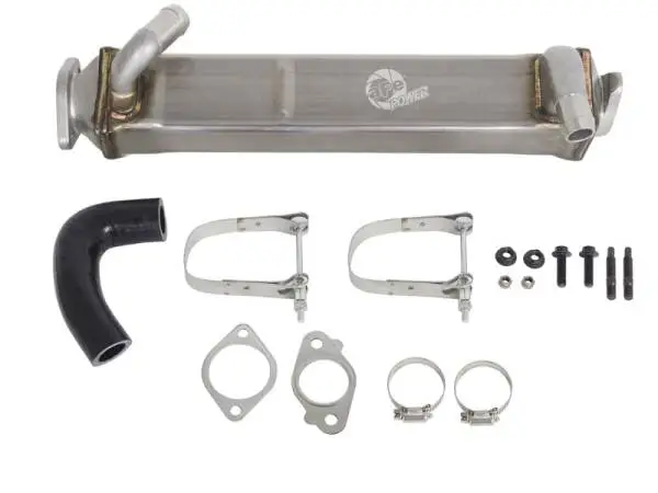 aFe Power BladeRunner EGR Cooler Horizontal 08-10 Ford Diesel Trucks V8-6.4L (td) image 6