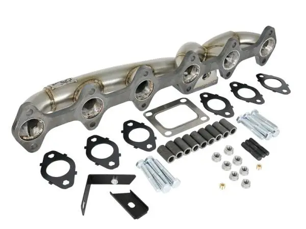 aFe Twisted Steel Header w/ T4 Turbo Manifold 03-07 Dodge Diesel L6-5.9L thumbnail 2