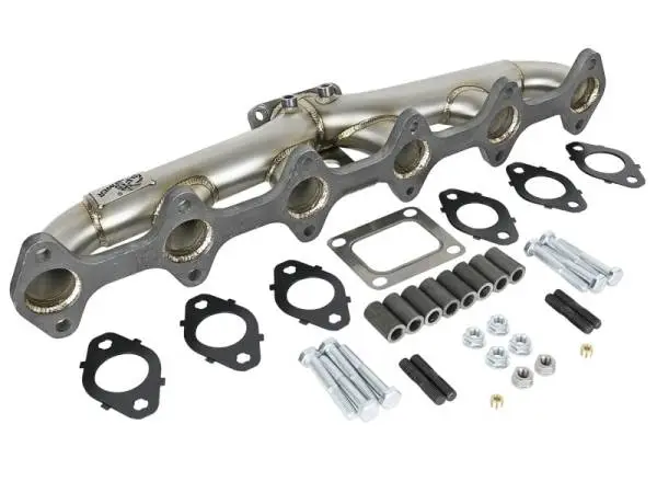 aFe Twisted Steel Header Turbo Manifold (T4) 98.5-02 Dodge Diesel Trucks L6 5.9L (td) thumbnail 2