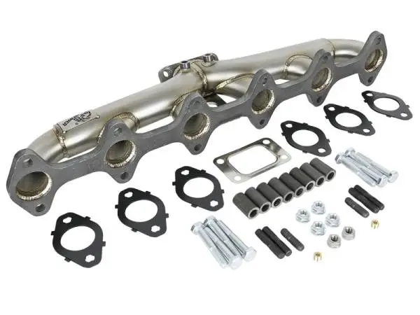 aFe Twisted Steel Header Turbo Manifold (T3) 98.5-02 Dodge Diesel Trucks L6 5.9L (td) thumbnail 3