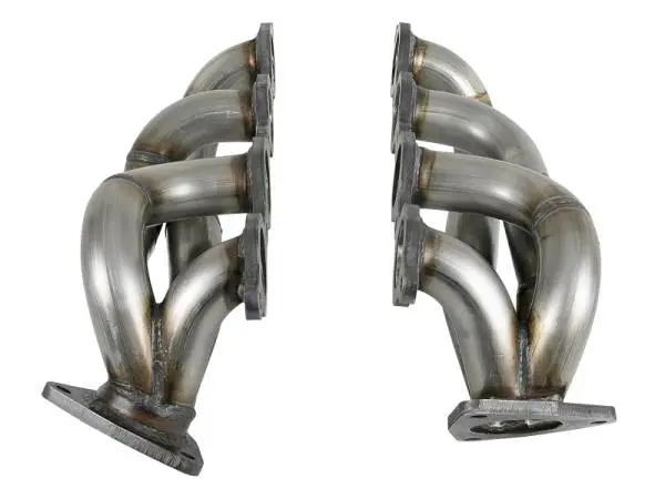aFe Twisted Steel 1-3/4in 304SS Shorty Headers 2019 GM Silverado / Sierra 1500 V8-5.3L/6.2L image 3
