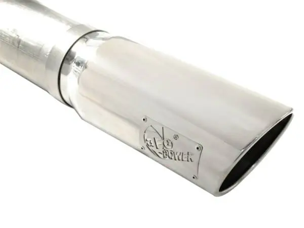 aFe Atlas Exhaust DPF-Back Aluminized Steel Exhaust Dodge Diesel Trucks 07.5-12 L6-6.7L Polished Tip image 7