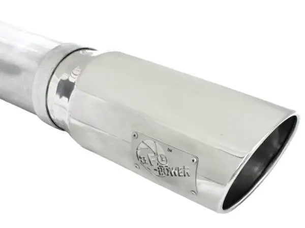 aFe Atlas 5in DPF-Back Aluminized Steel Exh Dodge RAM Diesel 13-14 6.7L (td) Mega Cab w/Polished Tip image 7
