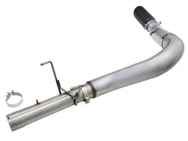 aFe MACHForce XP Exhaust Large Bore 5in DPF-Back Alu. 13-15 Dodge Trucks L6-6.7L (td) *Black Tip image 3