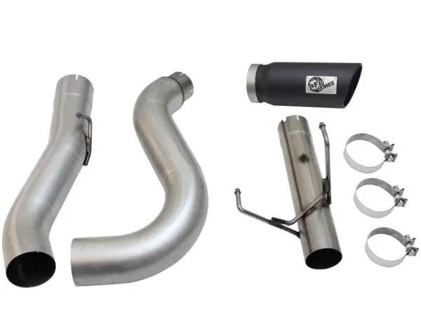 aFe MACHForce XP Exhaust Large Bore 5in DPF-Back Alu. 13-15 Dodge Trucks L6-6.7L (td) *Black Tip image 8
