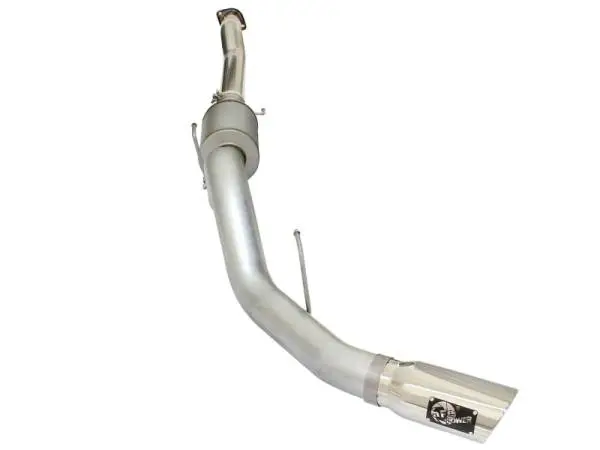 aFe Atlas Exhausts 4in Cat-Back Aluminized Steel Exhaust 2015 Ford F-150 V6 3.5L (tt) Polished Tip image 3