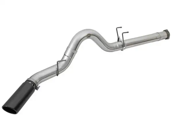 aFe ATLAS 5in DPF-Back Alum Steel Exhaust System w/Black Tip 2017 Ford Diesel Trucks V8-6.7L (td) image 4
