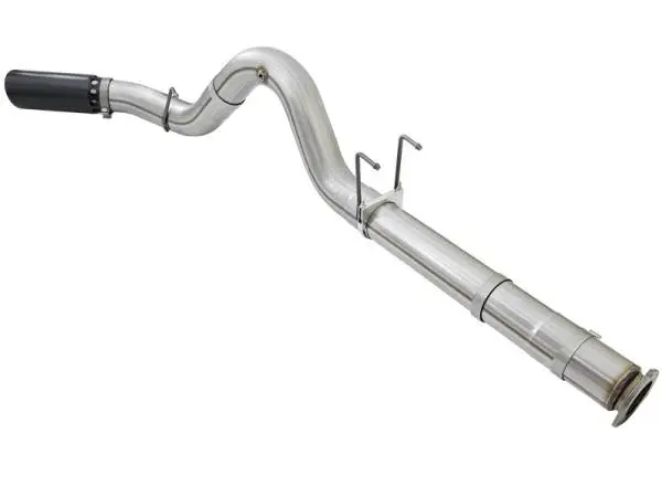 aFe ATLAS 5in DPF-Back Alum Steel Exhaust System w/Black Tip 2017 Ford Diesel Trucks V8-6.7L (td) image 5