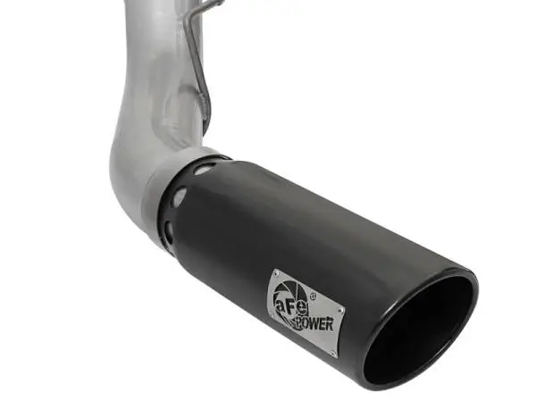 aFe ATLAS 5in DPF-Back Alum Steel Exhaust System w/Black Tip 2017 Ford Diesel Trucks V8-6.7L (td) image 7