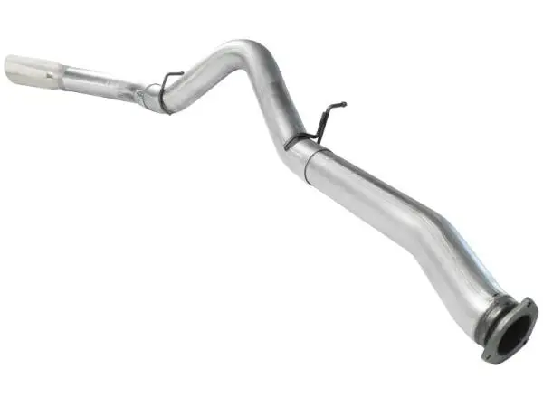 aFe ATLAS 5in DPF-Back Alum Steel Exhaust System Polished Tip GM Diesel Trucks 7.5-10 V8-6.6L td LMM thumbnail 4