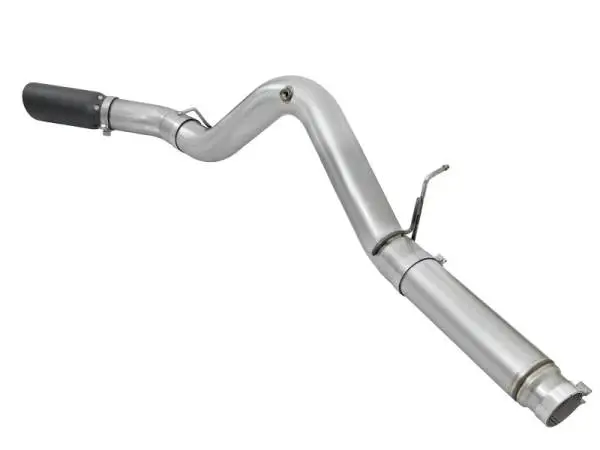aFe Atlas Exhaust 5in DPF-Back Aluminized Steel w/ Black Tips 16-17 GM Diesel Truck V8-6.6L (td) image 6