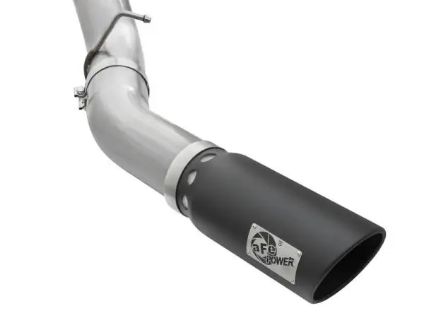 aFe Atlas Exhaust 5in DPF-Back Aluminized Steel w/ Black Tips 16-17 GM Diesel Truck V8-6.6L (td) image 7