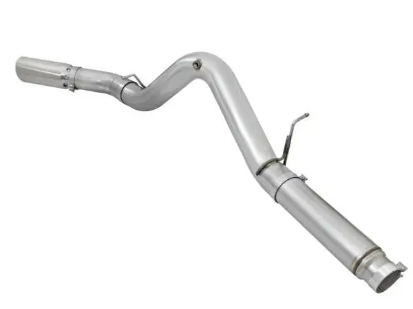aFe Atlas Exhaust 5in DPF-Back Aluminized Steel w/ Polished Tips 16-17 GM Diesel Truck V8-6.6L (td) image 5